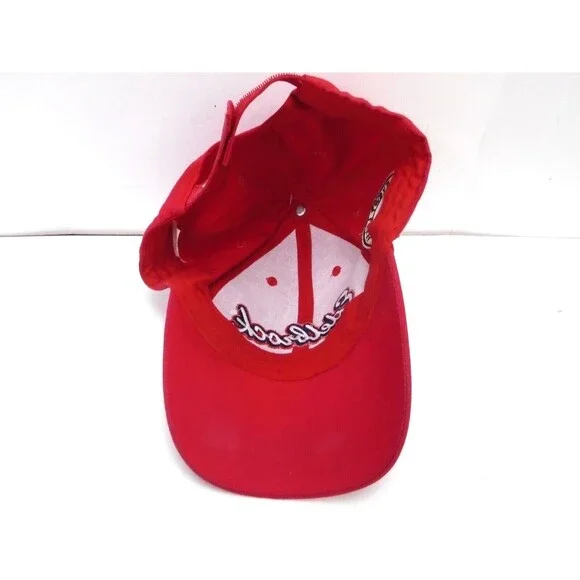 Edelbrock Adjustable Baseball Hat Cap Hot Rod Power Tour 2012 Red Hook & Loop - Picture 5 of 8